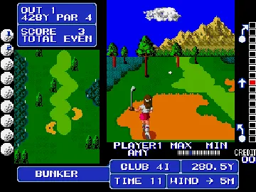 Fighting Golf (US) screen shot game playing